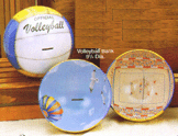 8208 Large Volleyball Tin