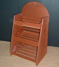 7804 Counter Rack w/3 Crates