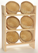 7782 1/8 Peck Counter Rack w/6 Baskets